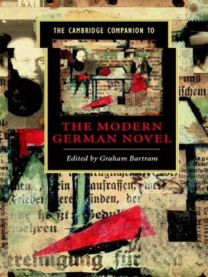 cover image of The Cambridge Companion to the Modern German Novel